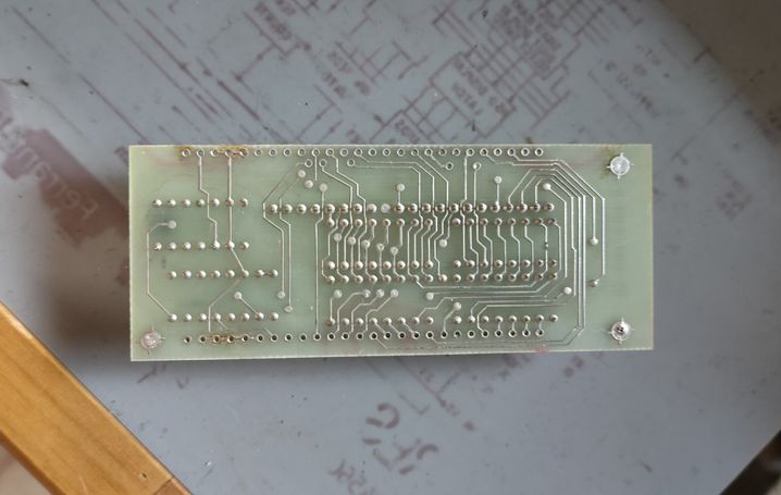 Oberseite der Platine ohne LCD